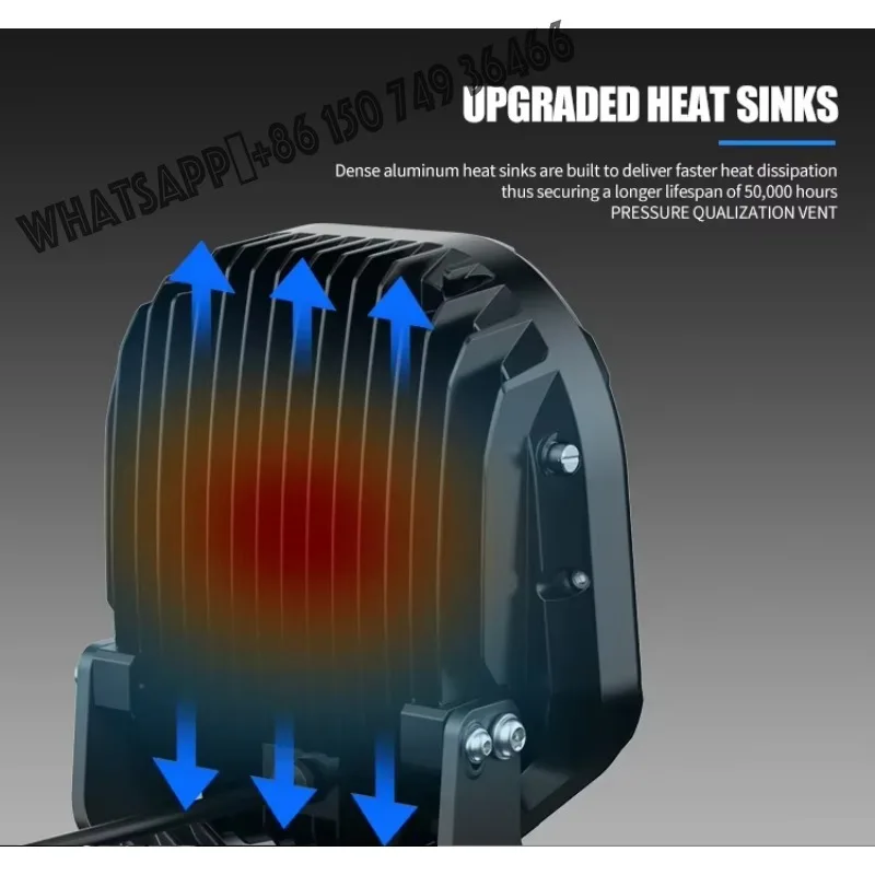 

Factory New Arrival Aurora 9 Inch Off Road Lights Amber Car Auto Off Road Lights Round Led Driving Light