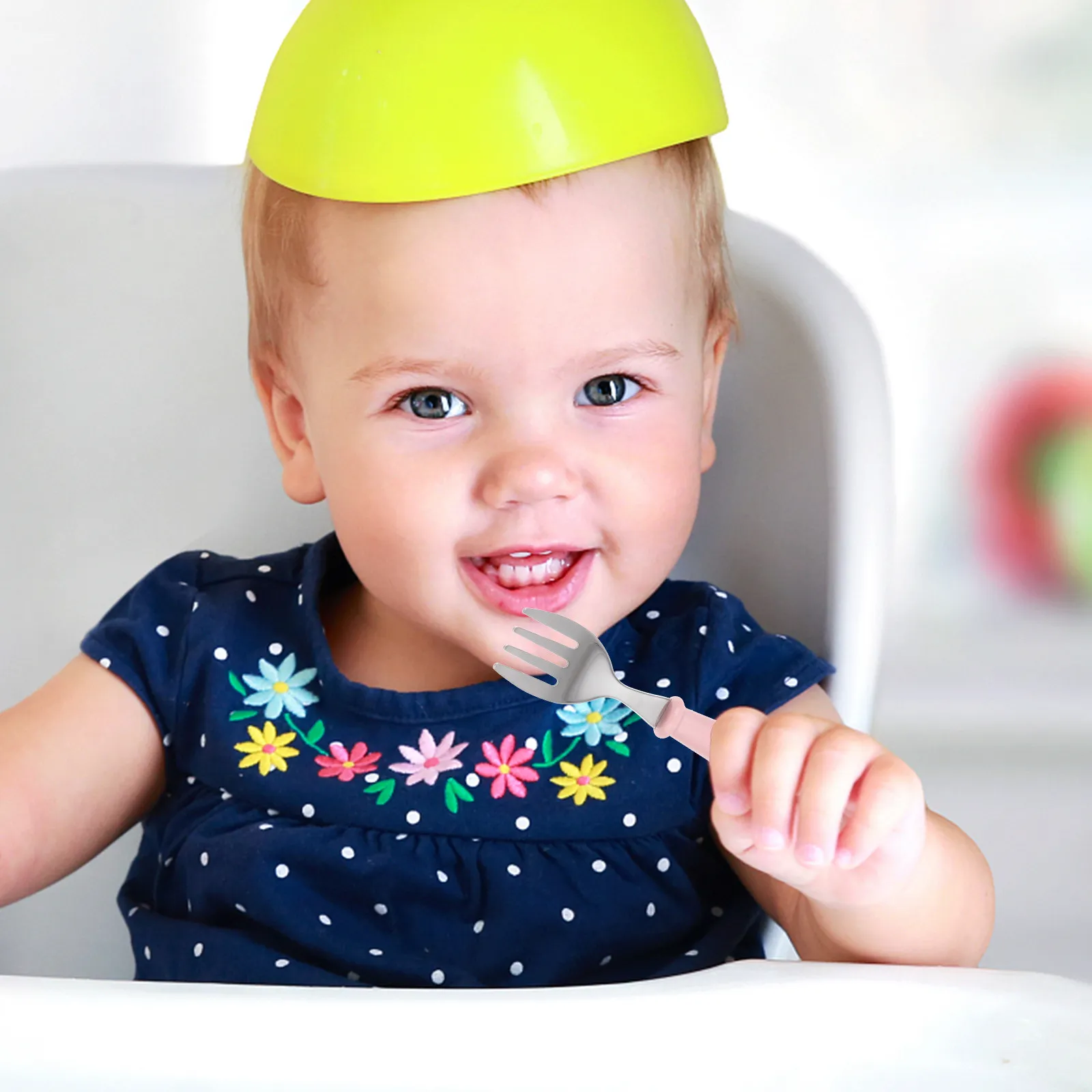 

1Set Children Spoon Fork Set High Quality Stainless Steel Baby Learning Tableware Portable Infant Cutlery Supplement Food