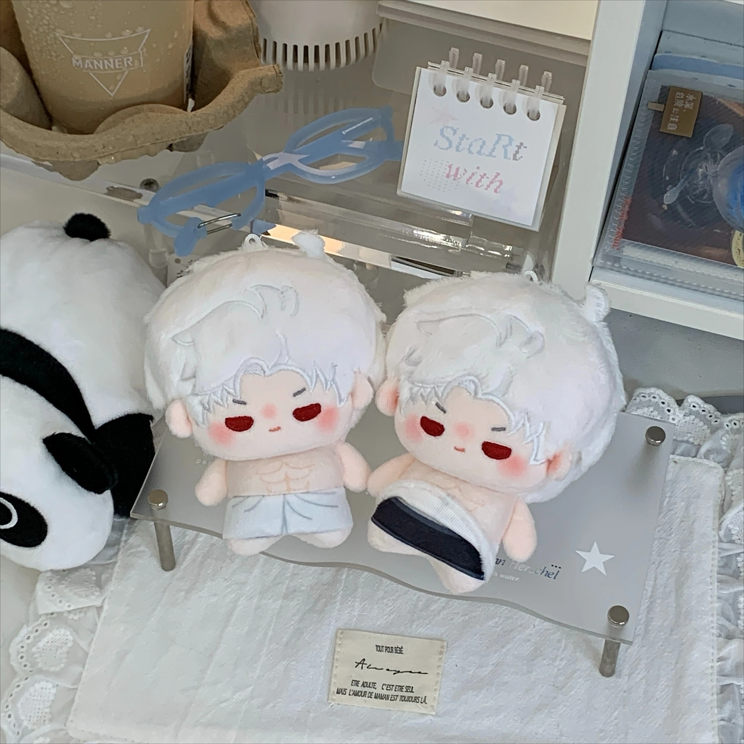 

Anime Love and Deepspace Xavier Sylus Zayne Caleb Rafayel Cosplay Printing Body Bath Towel Maumet Cartoon Puppet Pendant Xmas