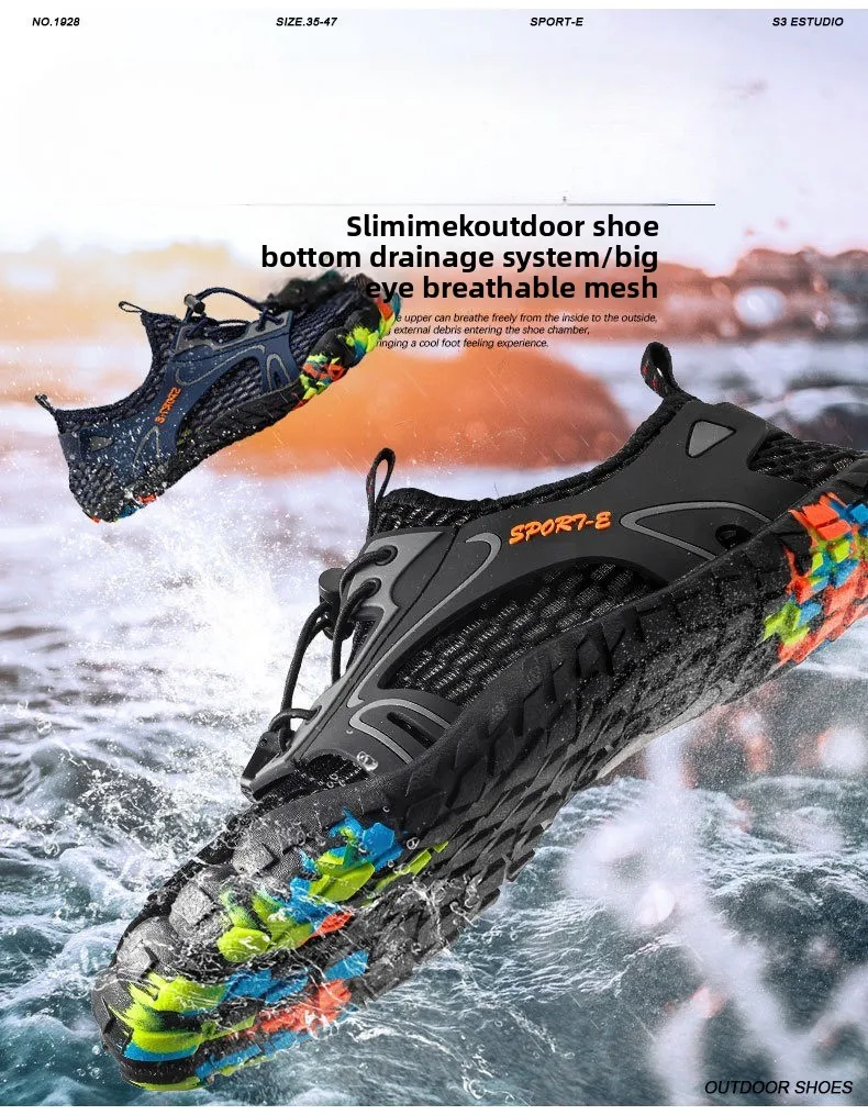

Outdoor hiking and drifting shoes, river tracing shoes, water wading shoes, amphibious fishing shoes, summer sandals