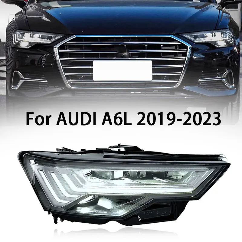 

Car Accessories Head Lamp For Audi A6 Headlights 2019 2020 2021 2022 2023 A6L C8 Front Light Upgraded LED Headlight Assembly