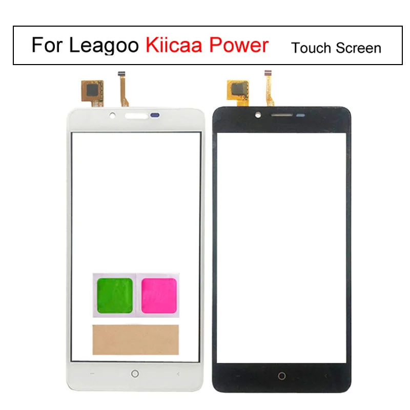 

Сборка дигитайзера сенсорного экрана, для Leagoo Kiicaa Power, Запасные части датчика сенсорной панели телефона