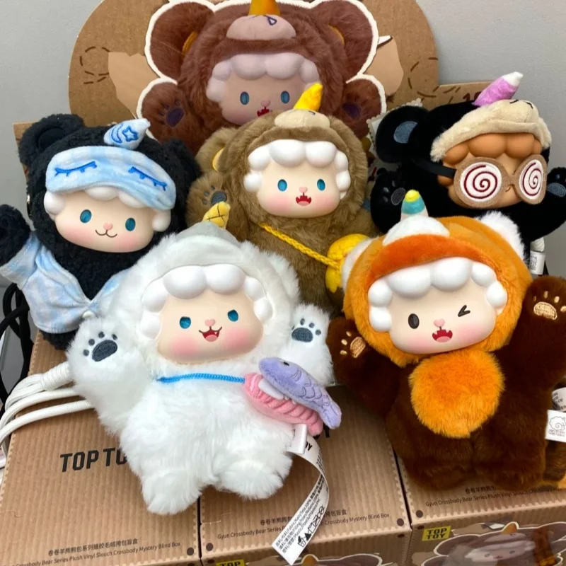 

TOPTOY Gyun Crossbody Bear Series Blind Box Toys Kawaii Anime Action Figure Surprise Mystery Box Dolls Birthday Gift Toy