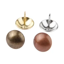 DRELD 20Pcs Vintage Decorative Upholstery Nail Jewelry Gift Case Box Sofa Furniture Tack Stud Pushpin Doornail Hardware 19x20mm