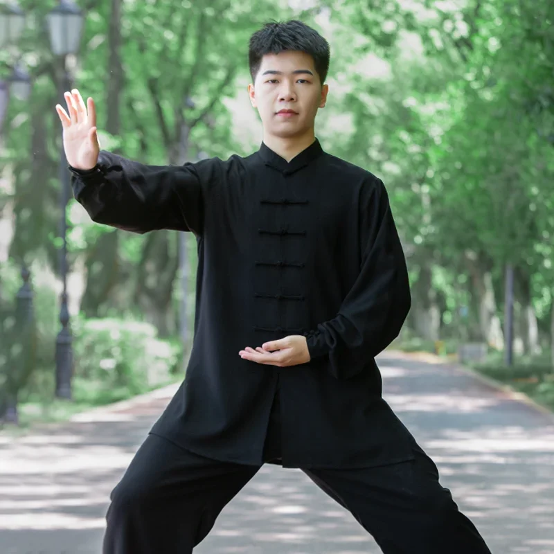 Kun Master Tai Chi Clothes Kung Fu Dress Wushu Clothing Martial Art Uniform Multicolor Unisex Women And Men Elastic 2023 New