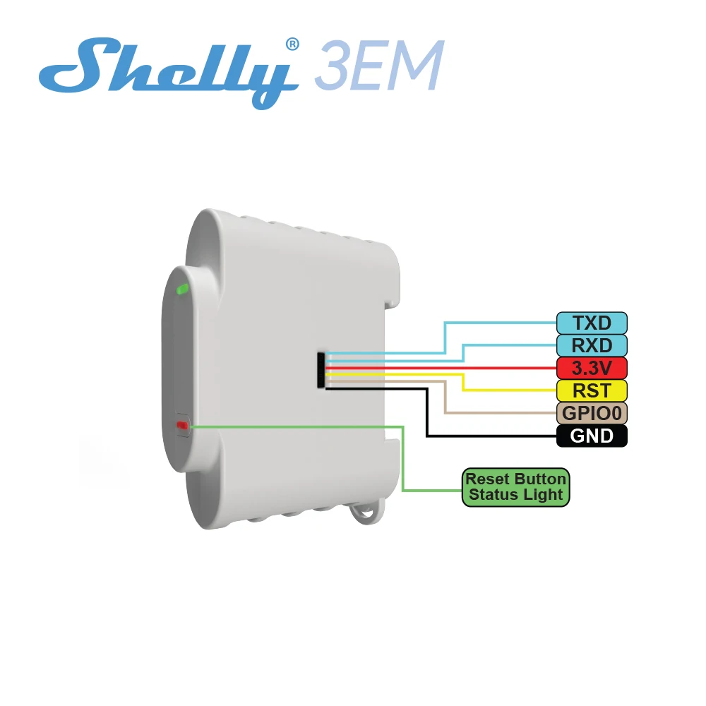 Medidor de energía trifásico operado por WiFi 3EM superior, Monitor de Control de contactor, consumo de electrodomésticos, circuito eléctrico de oficina