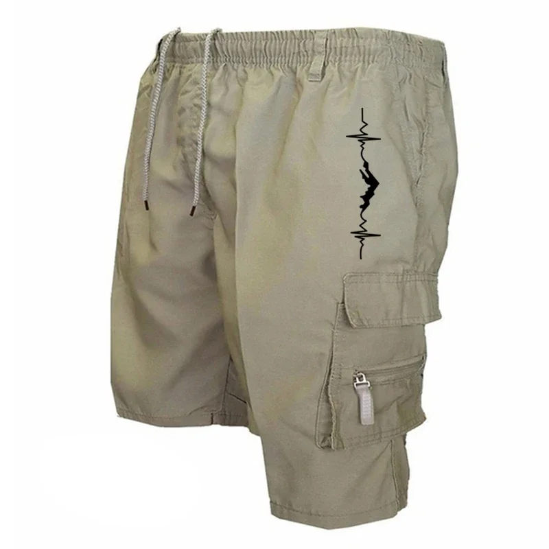 Short cargo multi-poches pour hommes, pantalon court d\'été confortable, mode décontractée, sports de plein air, nouveau, tendance