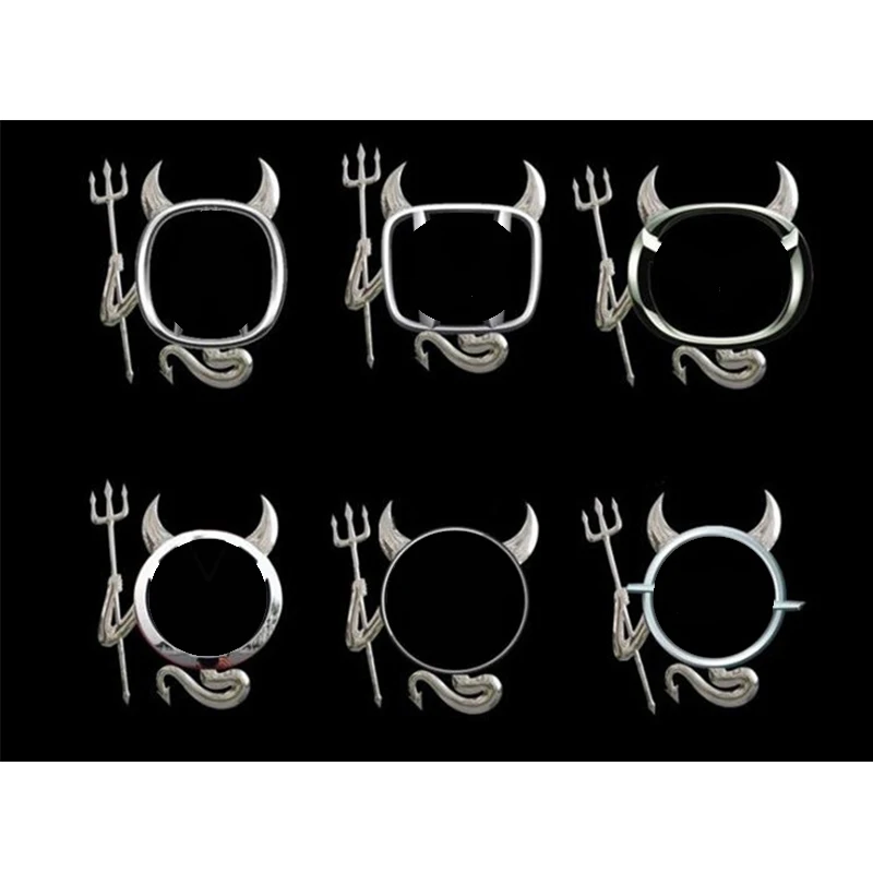 Creative 3D Little Devil Demon Styling Car Sticker Funny Car Emblem Logo PVC Decals Auto Decoration DIY Car Exterior Accessories