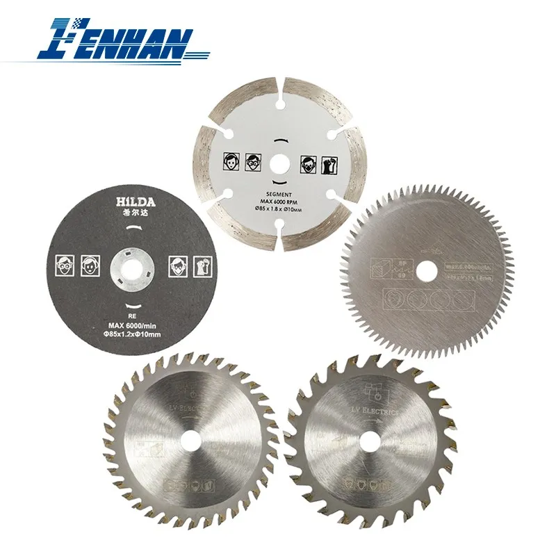 Lame per seghe per utensili da taglio da 85mm per utensili elettrici lama per sega circolare per legno lama per sega HSS Dremel Cutter Mini lama per