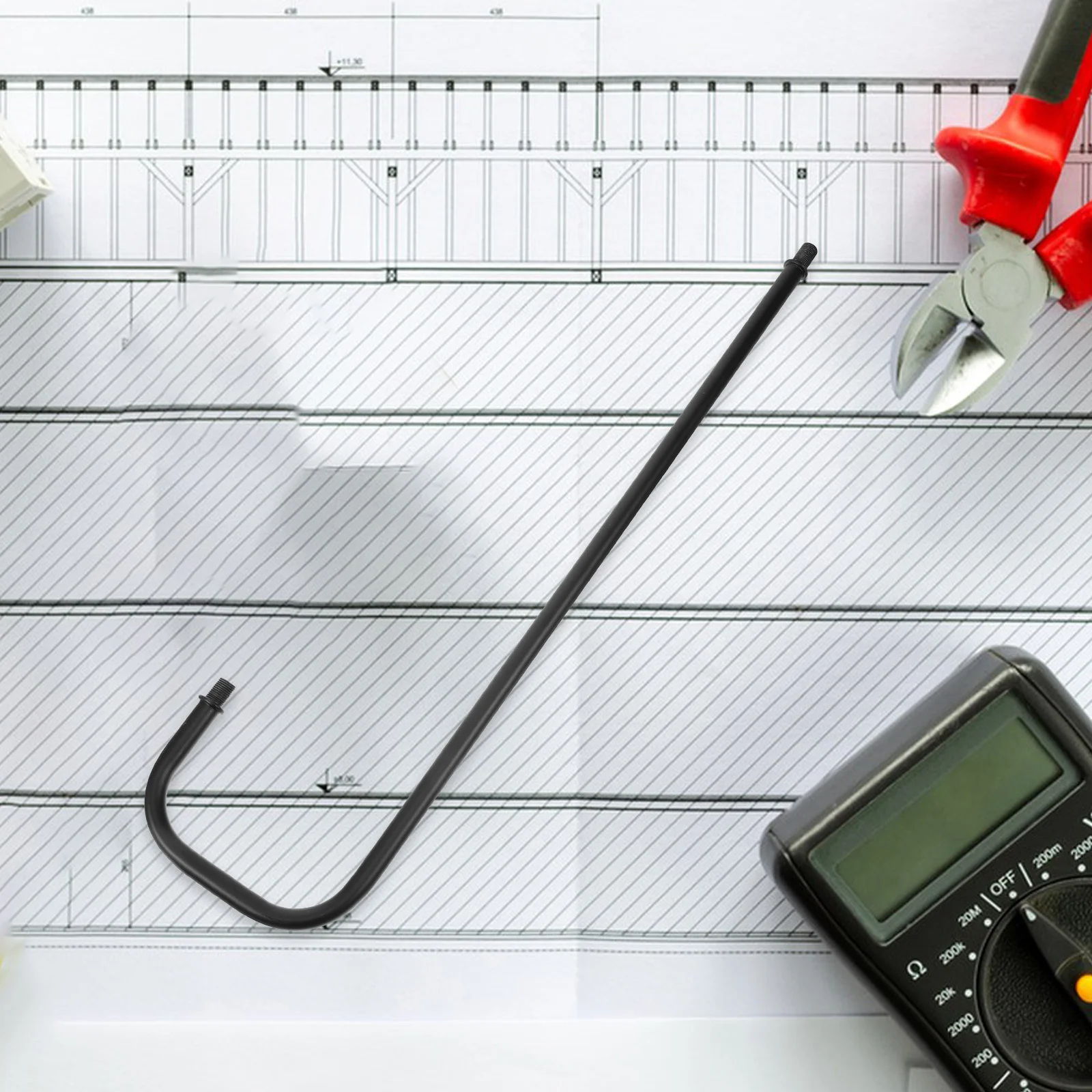 

Lamp Repair Curved Stem Threaded Lighting Fixture Replacement Part Desk Table Lamp Rod Downrod Lighting Fixture Downrods