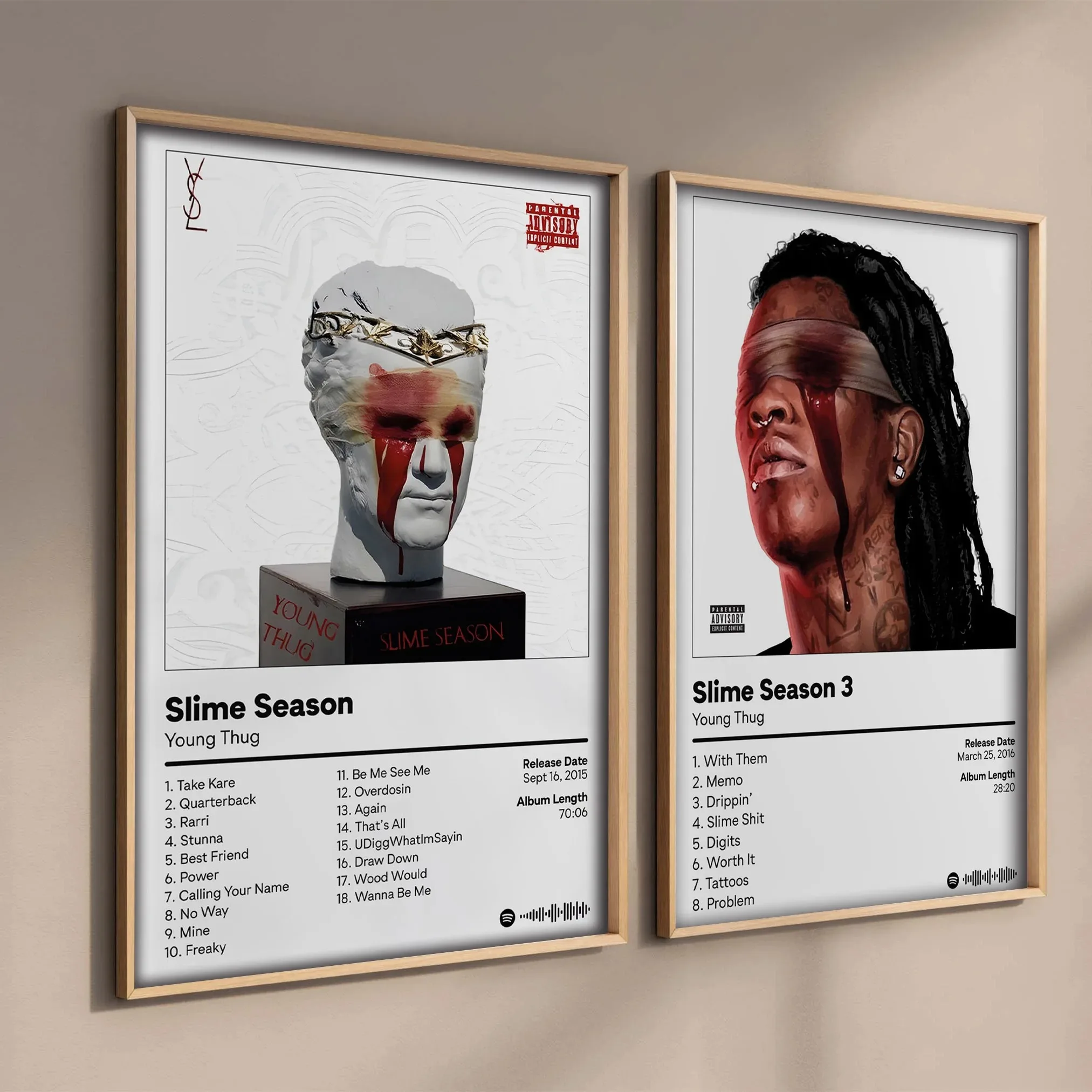 البوب الراب ألبوم الموسيقى غطاء الشباب البلطجة المشارك الجمالية مغني الراب الهيب هوب روك جيفري الوحل الموسم قماش لوحات الفن غرفة المنزل #3