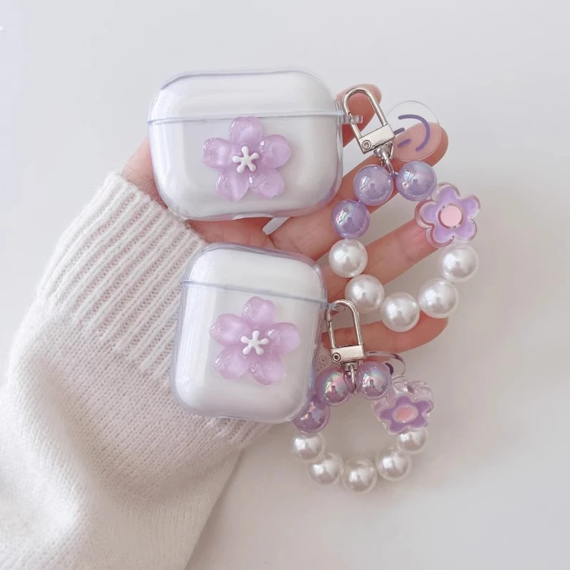 Роскошный кружевной чехол с цветком для OnePlus Buds Pro 3/budspro2, прозрачный силиконовый чехол Nord Buds3Pro, чехол для наушников OnePlus Buds3