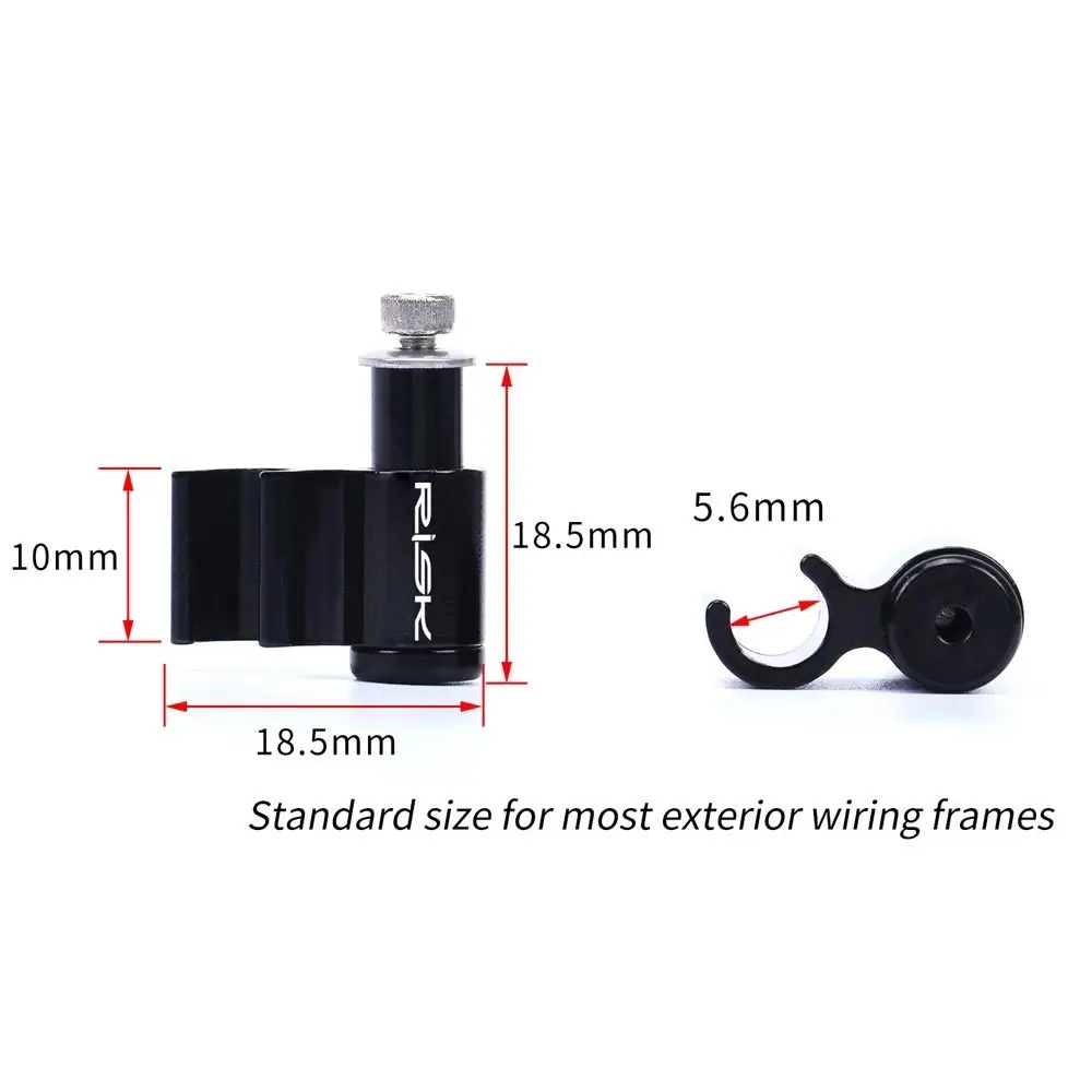 Cable Grip Over Line Clamp Bike Oil Tube Adapter Clip Bicycle Oil Tube Fixed Clamps Cable Guide Conversion Clip Oil Tube Fixed