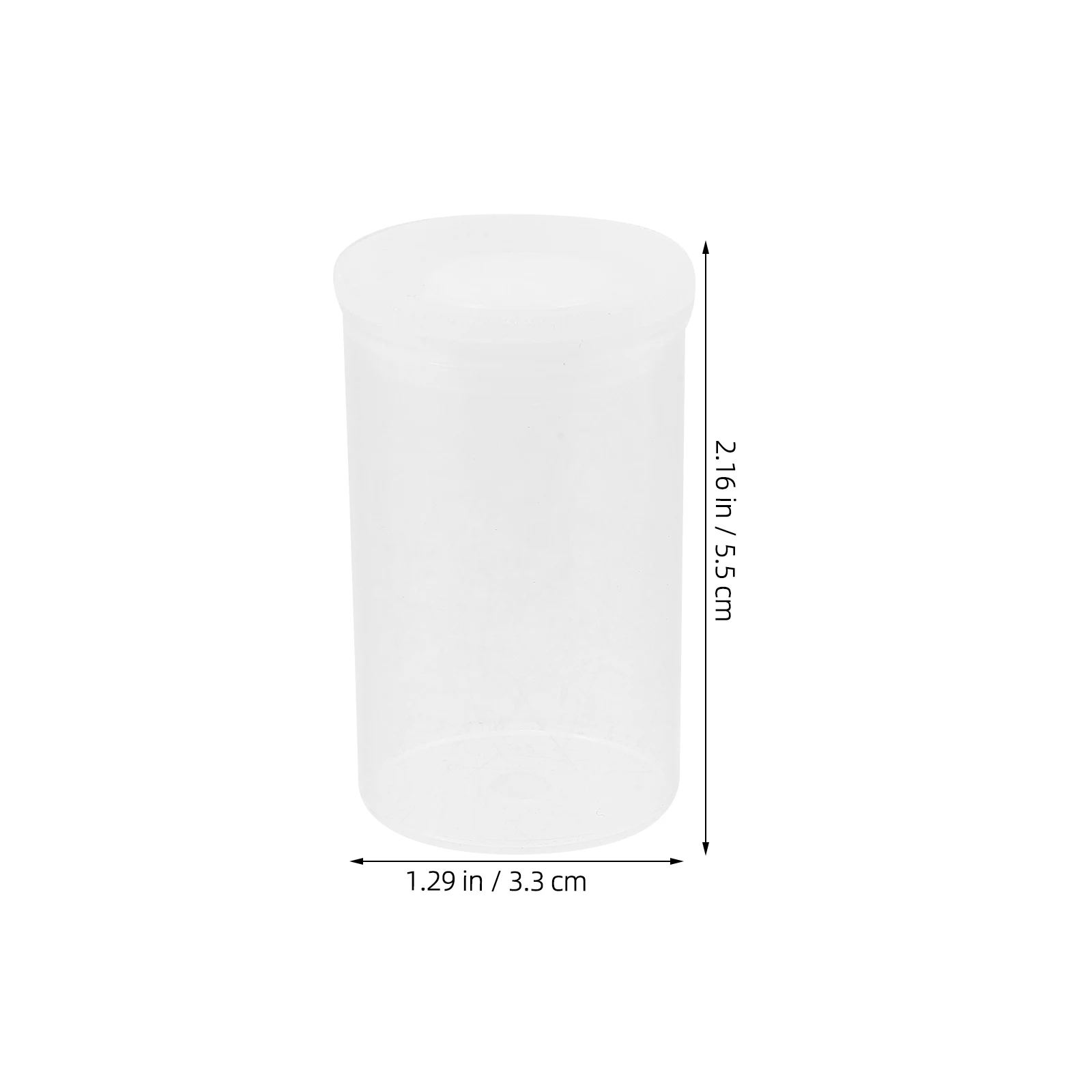 

30pcs Plastic Canisters Empty Camera Storage Cases With Caps Compact Leakproof Travel Organizer For Film Buttons Rings Black
