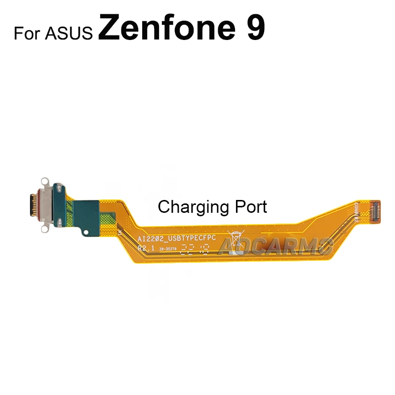 Aocarmo For Asus Zenfone 10 / 9 Charging Port Charger Dock Flex Cable Replacement Pars
