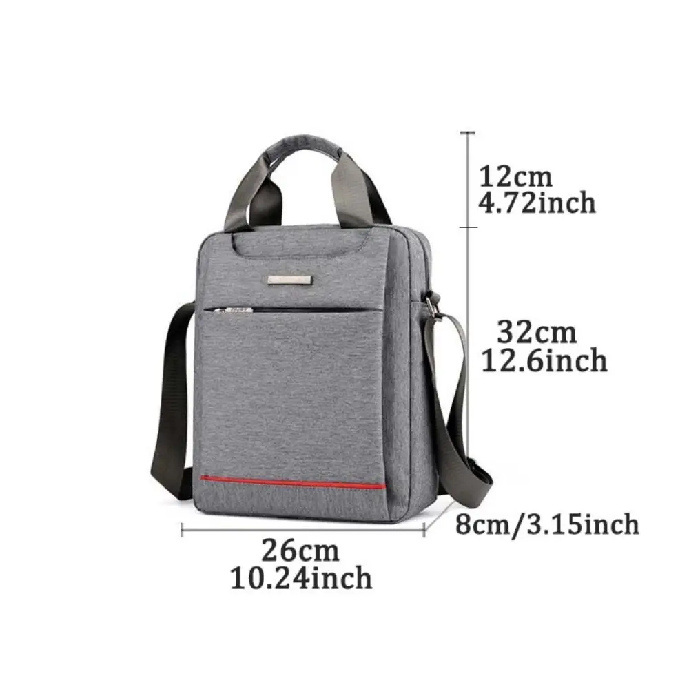 Oxford Business Handbag Shockproof Large Capacity Men Crossbody Bag Briefcase Multi-function Casual Shoulder Bag Streetwear