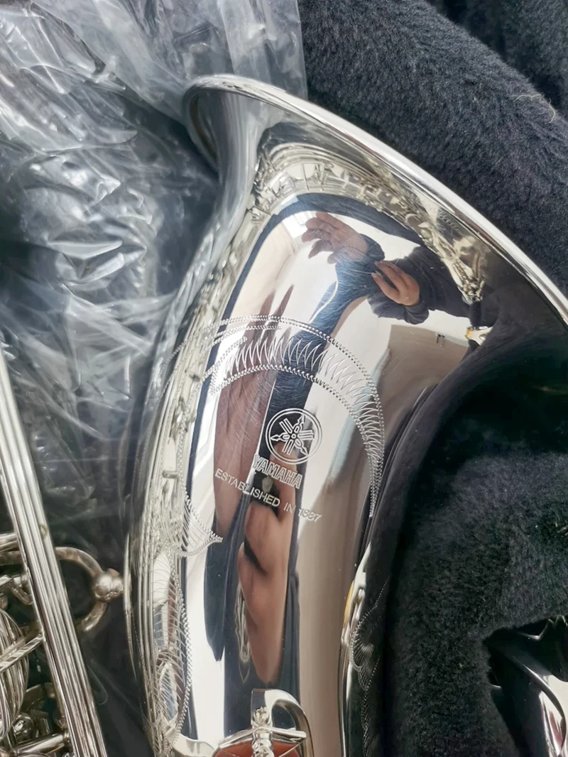 

high-quality Japan YTS-62 tenor saxophone silver-plate tenor saxophone 62 silvery professional Sax musical instrument
