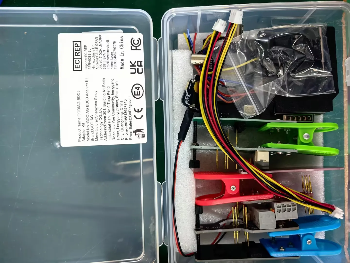 GODIAG BDC3 Adapter Kit Support BDC03 Key/ BCP U Key/ BDC3 LCD Key for Connecting XHORSE, AUTEL, KEYDIY, KYDZ Devices