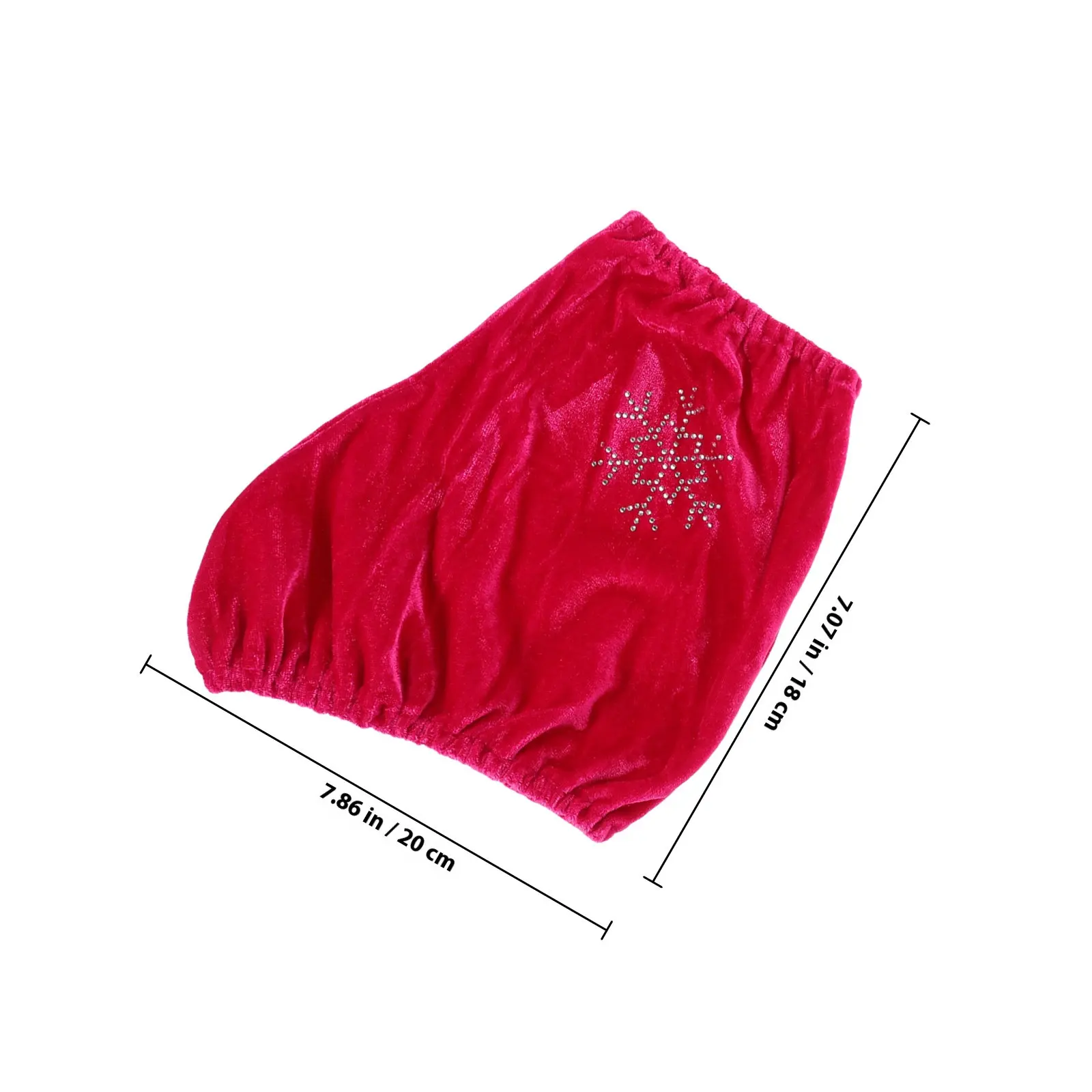 Ice Skate Boot Covers One Pair Elastic Washable Wear Resistant Fabric Protective Guards for Outdoor Skating