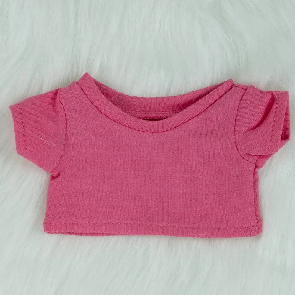 Multi-color Plain Basic Short Sleeve T-shirt For 10cm 15cm 20cm Cotton Doll Fresh Casual Daily Inner Layering Doll Top Outfit