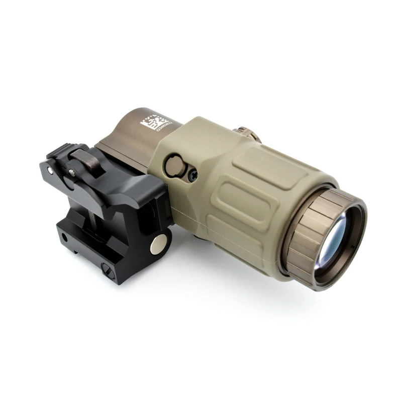 Imagem -04 - Magnifier Sight 3x com Interruptor para o Lado Qick Desanexar qd Mount para Caça e Airsoft Rifle Réplica Perfeita com Marcações Completas G33