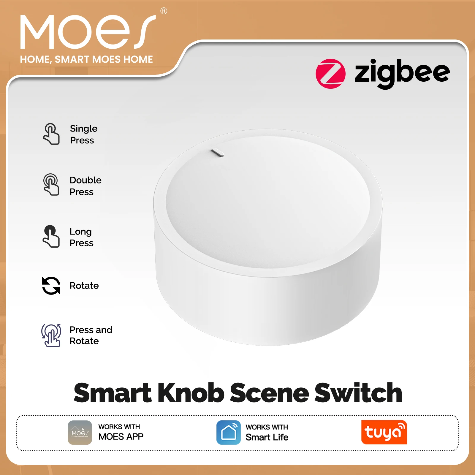 Moes Tuya Zigbee Sm…