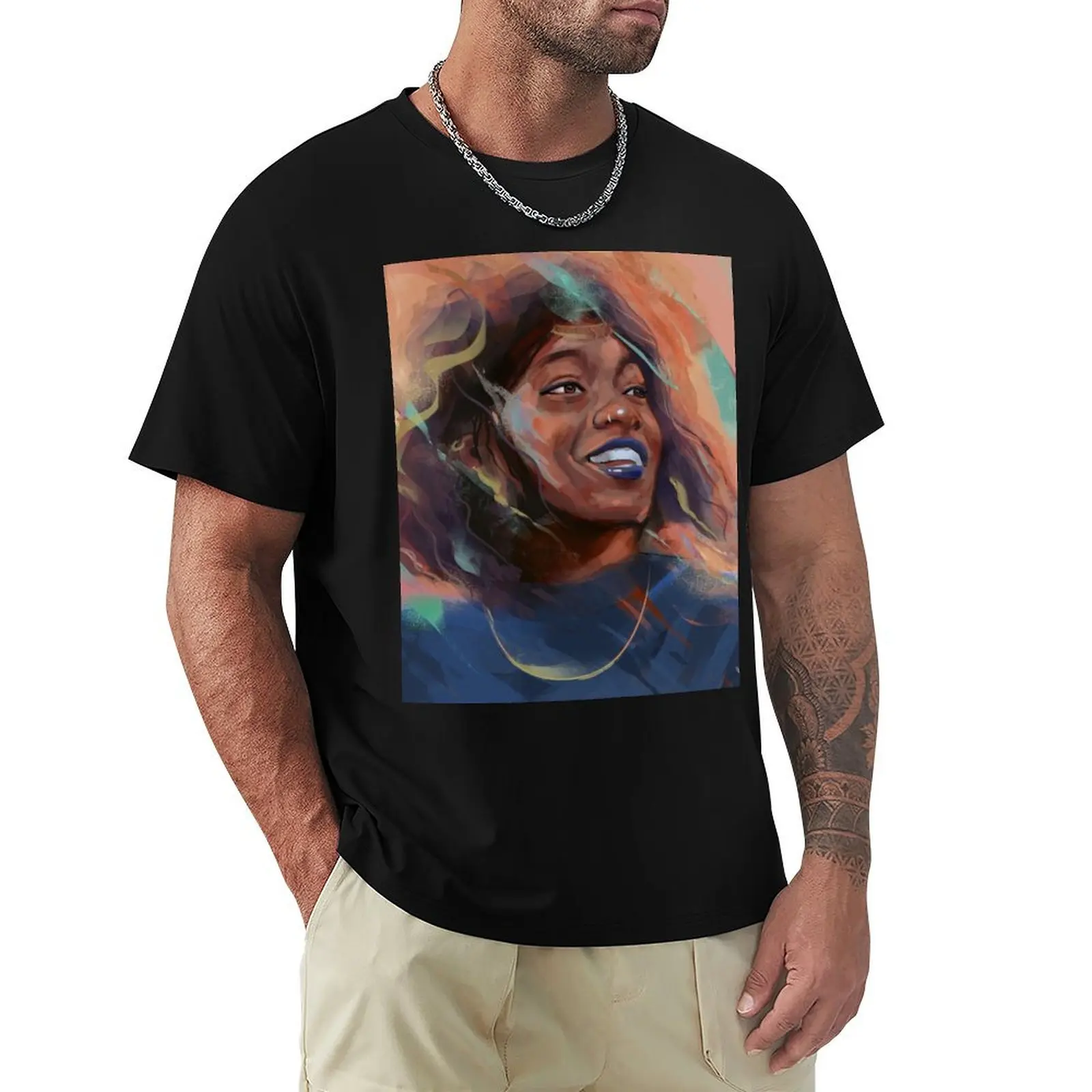 

What are you drawing Ryan // 406, Little Simz T-Shirt Holiday Vacation Tee Shirt