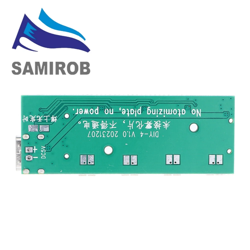 DC5V Unswitched Four Spray Humidifier Module Atomization Control Board DIY Ultrasonic Nebulizer TYPE-C Interface