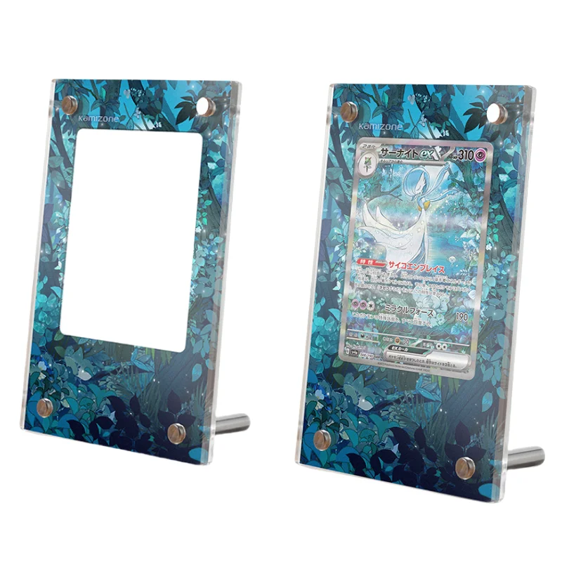 Pokemon PTCG Card Brick Gardevoir EX Extended Picture Acrylic DIY Anime Game Protective Case Gift Self Made Does No Include Card