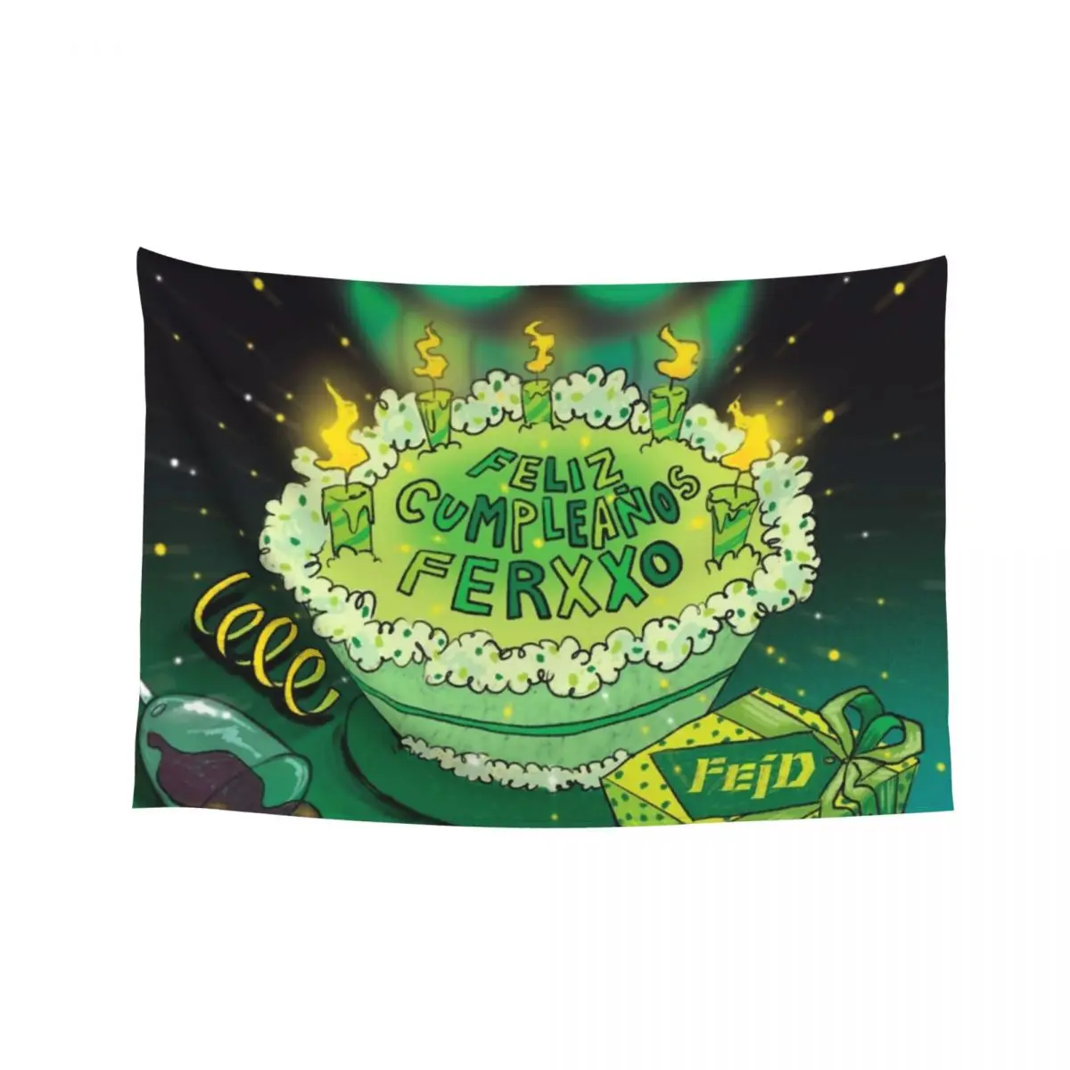 

Feid Feliz Cumpleanos Ferxxo Tapestry Things To Decorate The Room Decoration Aesthetic Decoration Home Wall Decor Tapestry