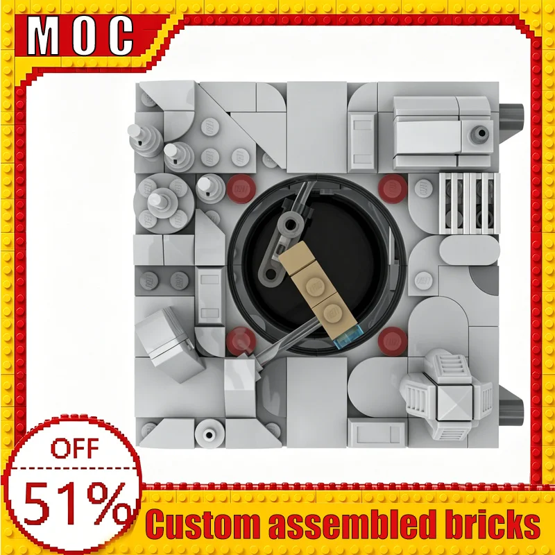 

441PCS Microscale Underworld Access Shaft War Series City Planet Micro‑Scene MOC Model Building Blocks Assembly Learning Gifts