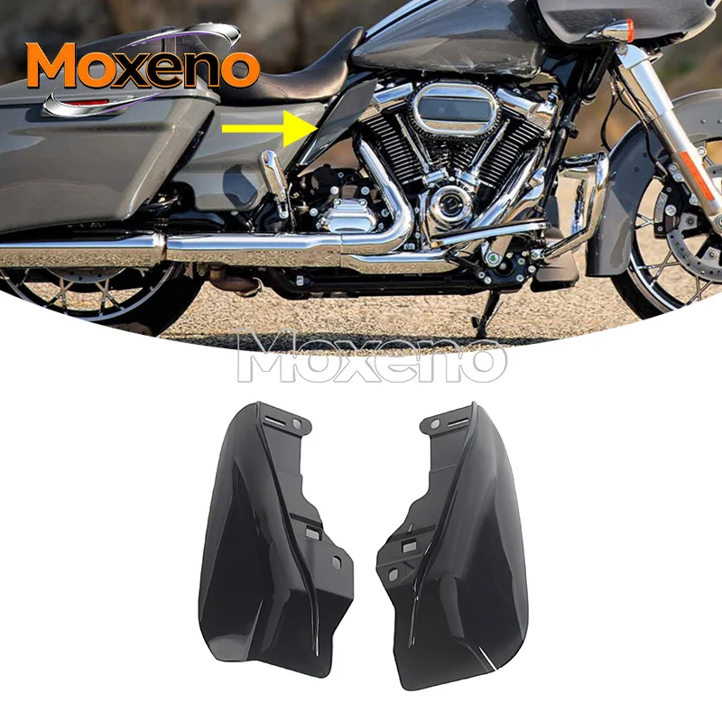 

Smoke ABS Plastic Mid Frame Air Deflectors Heat Shield Design Cool Summer Rides For Harley Touring Street Road Glide CVO 2023+