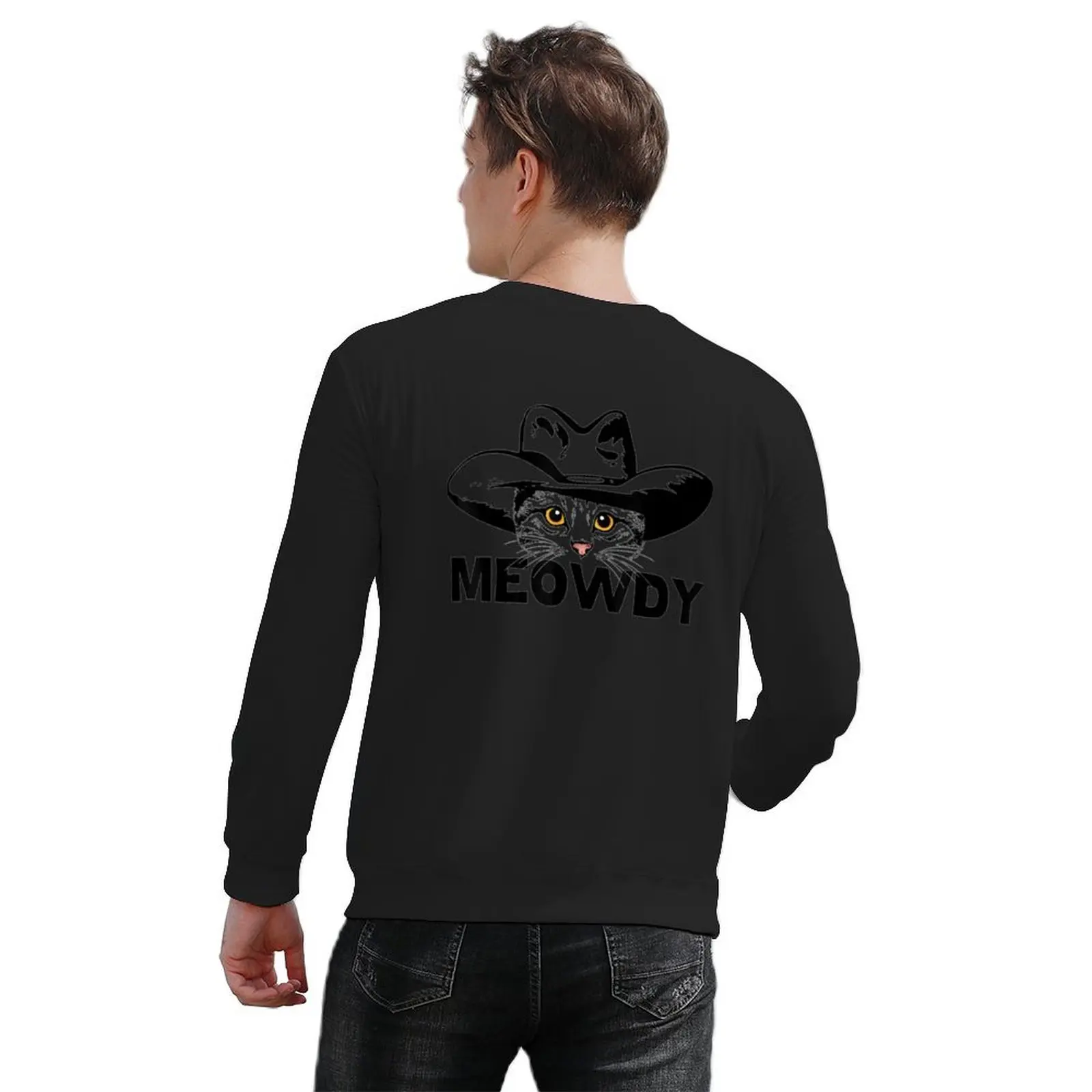 MEOWDY بلوفر رجالي ملابس رياضية ملابس رجالية قميص رجالي بلوزات للرجال