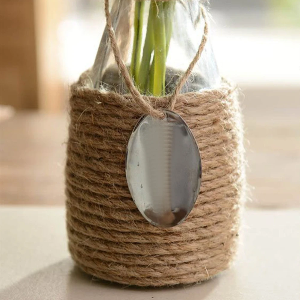 

1 Roll Natural Jute Twine Hemp Rope Natural Color Vintage Decorative Craft Rope for Wedding Gift Wrapping DIY Garden Twine Heavy