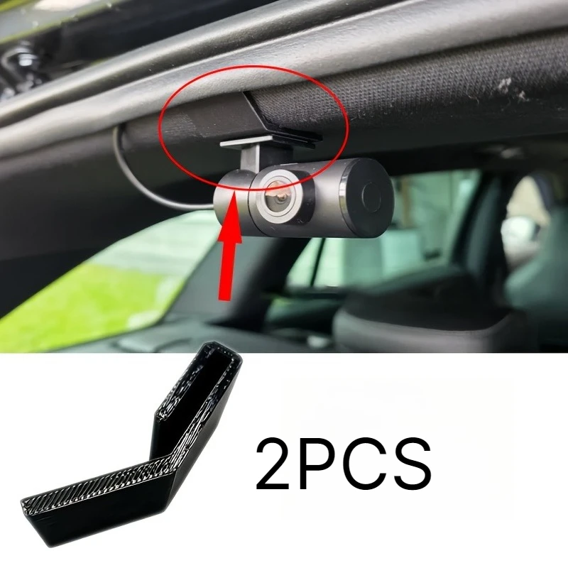 2Pcs Compact Space‑Saving Rear‑Mount Dashcam Bracket Easy Installation Car Electronic Replacement Accessory