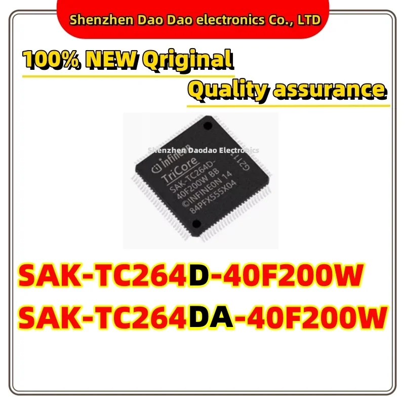 

SAK-TC264D-40F200W SAK-TC264DA-40F200W LQFP-144 Microcontroller chip new original