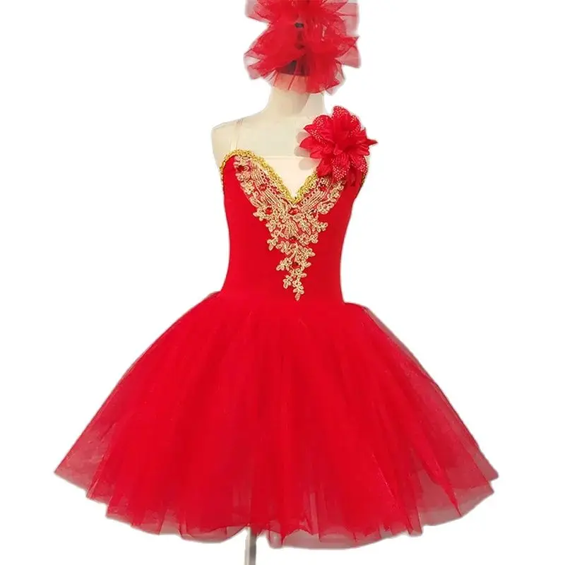 Nieuwe Meisjes Balletdansrok Voor Kinderen Professioneel Balletkostuum Tutu Rok