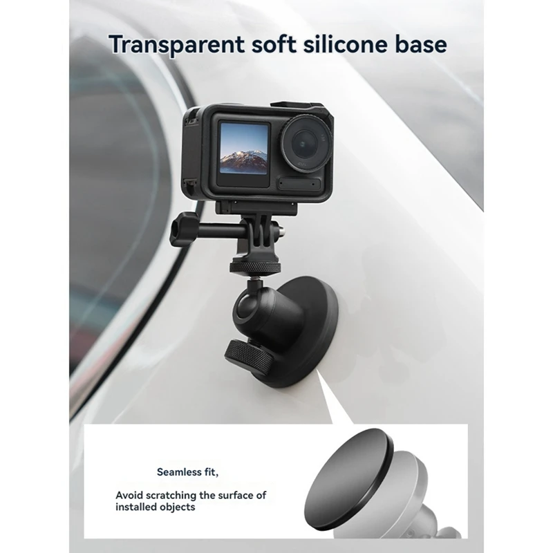 DJI 액션 5 프로용 마그네틱 볼 헤드 브래킷 카메라 마운트, DJI 액션 5 프로용 마그네틱 마운팅 볼 헤드