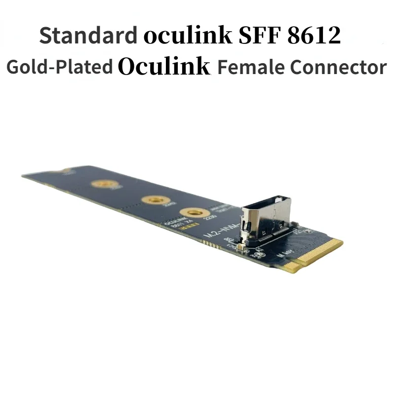 For M.2 NVME to Oculink Female GPU Dock SFF-8612 Adapter PCI-E X4