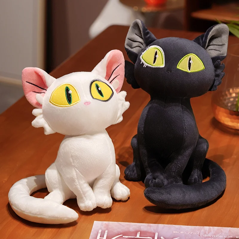 

Cartooon Suzume No Tojimari Plush Toy Daijin Cat and Sadaijin Black Cat すずめ Movie Character Doll Kids Children Birthday Gifts