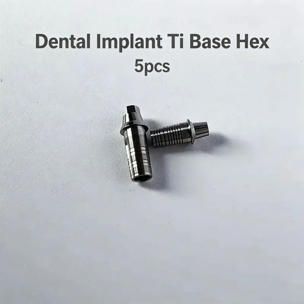 LODDEN 5pcs Dentis SQ Dental Implants Premilled Abutment/Scan Body/3D Analog/Analog CAD CAM Hex odontologia Titanium Blank view 5