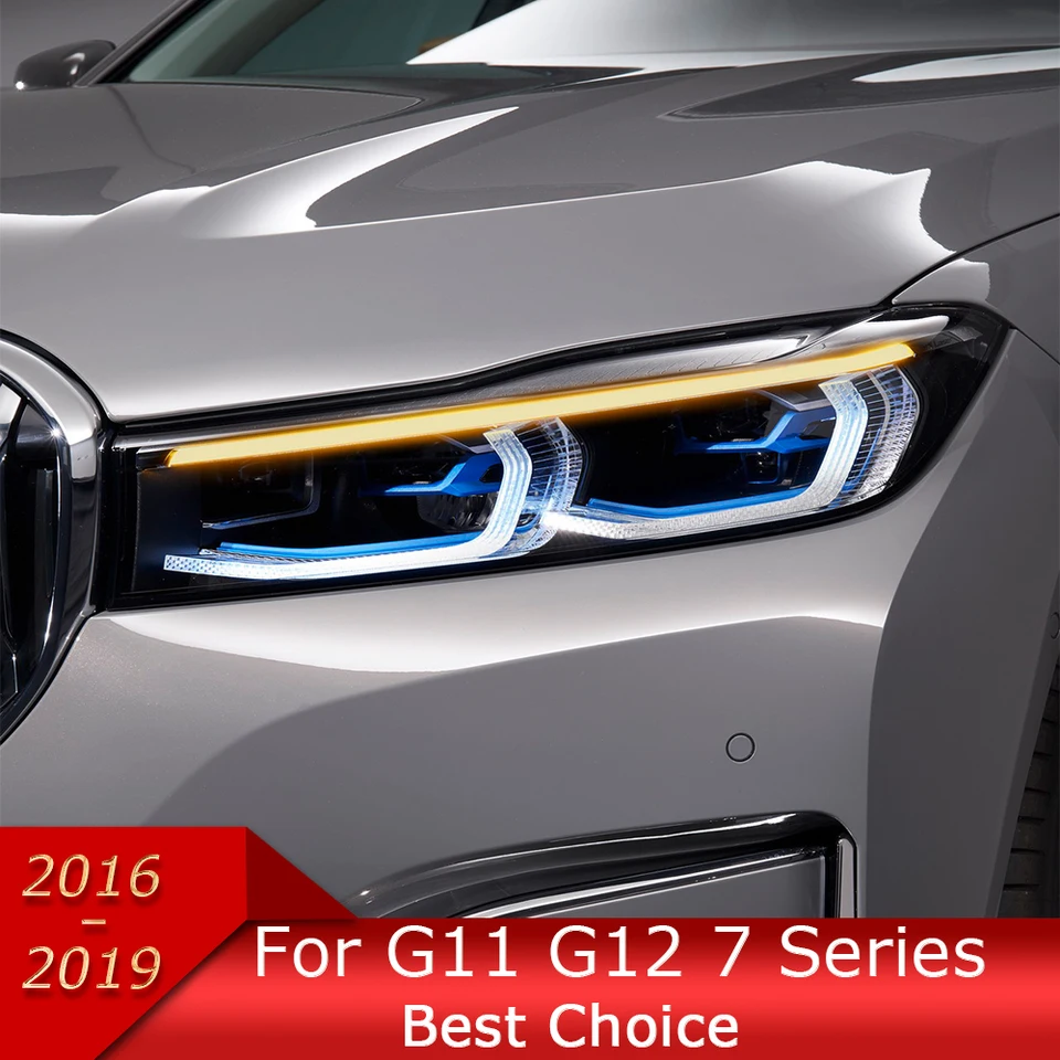 BMW G11,g12,7シリーズ2016-2019用の自動車用ヘッドライトアセンブリ