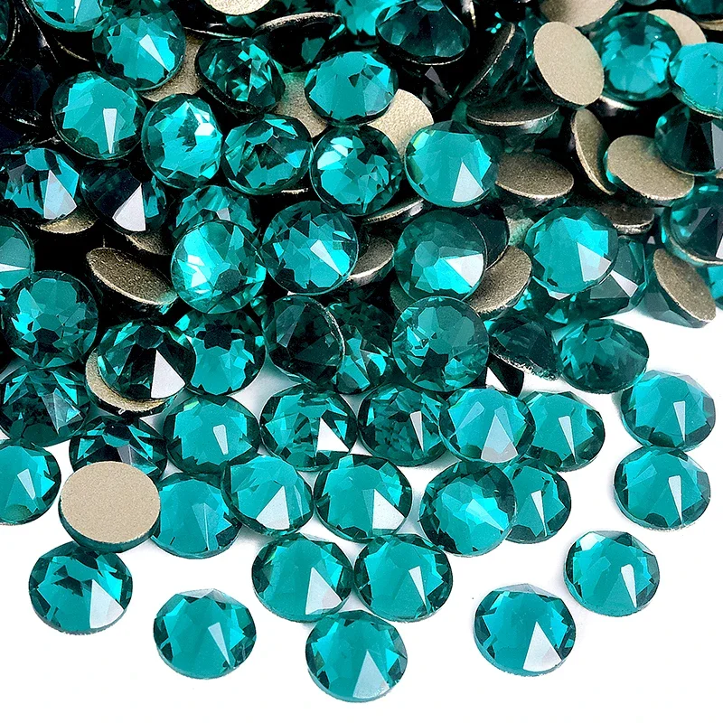 Billow Großhandel 2088 Glitzer-Saphirglas, 16 Schnitte, nicht Hotfix-Strasssteine, zum Aufkleben, für DIY-Nagelkunst-Dekorationen – Detail 7