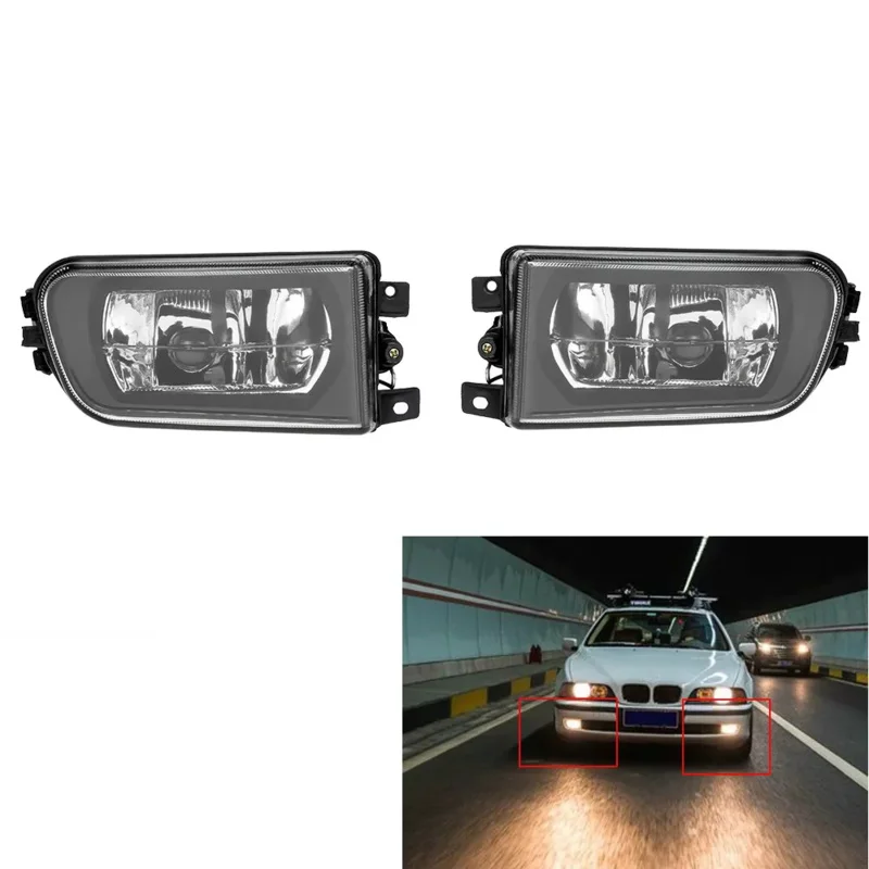 

Применимо 1999-2004 года BMW5 SeriesE39 Противотуманные фары переднего бампера 63178381977 63178381978