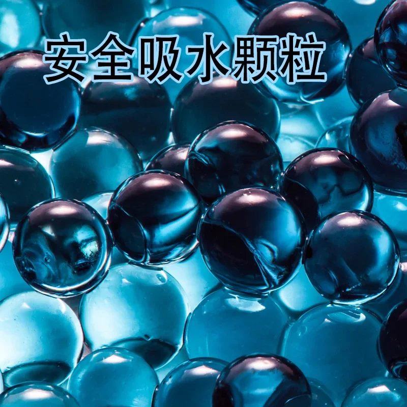 A50000PCS Palla di gel d'acqua 7-8MM Proiettili Accessori Estate Tiro all'aperto Giocare WaterCrystal Argilla Proiettile Giocattoli per bambini