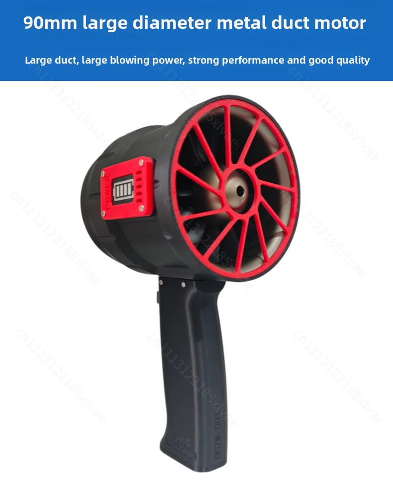 90mm Brushless Motor High Velocity Turbine Blower Handheld Dryer For Industrial Car Wash Snow Removal Cleaning Drying Equipment