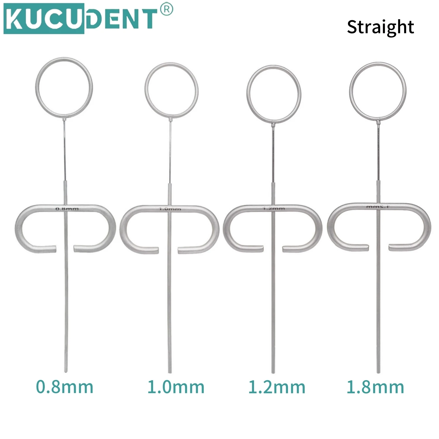 KUCUDENT Dental Bone Meal Conveyor MTA Plugger Applicator Bone Implant Collector SS Powder Graft Syringe Carrier Straight Curved