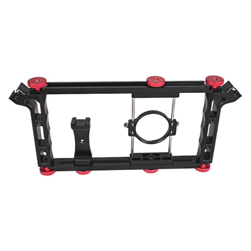 Professional Mobile Filmmaking Cage, Phone Rabbit Cage, Solid Aluminum Design Expanding Frame Stabilization