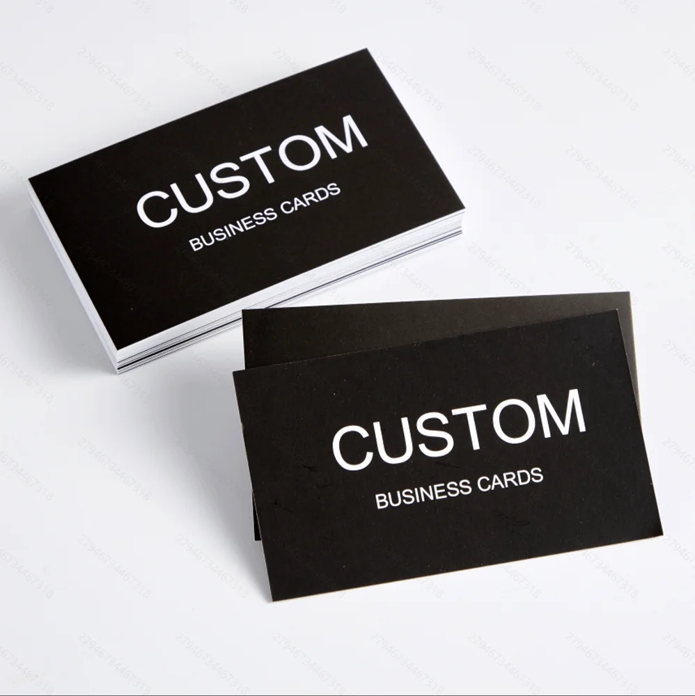 200/500/1000 قطعة بطاقات قابلة للتخصيص، بطاقات عمل مخصصة مع صندوق تخزين أكريليك، دعوات شكر مقاومة للماء #4