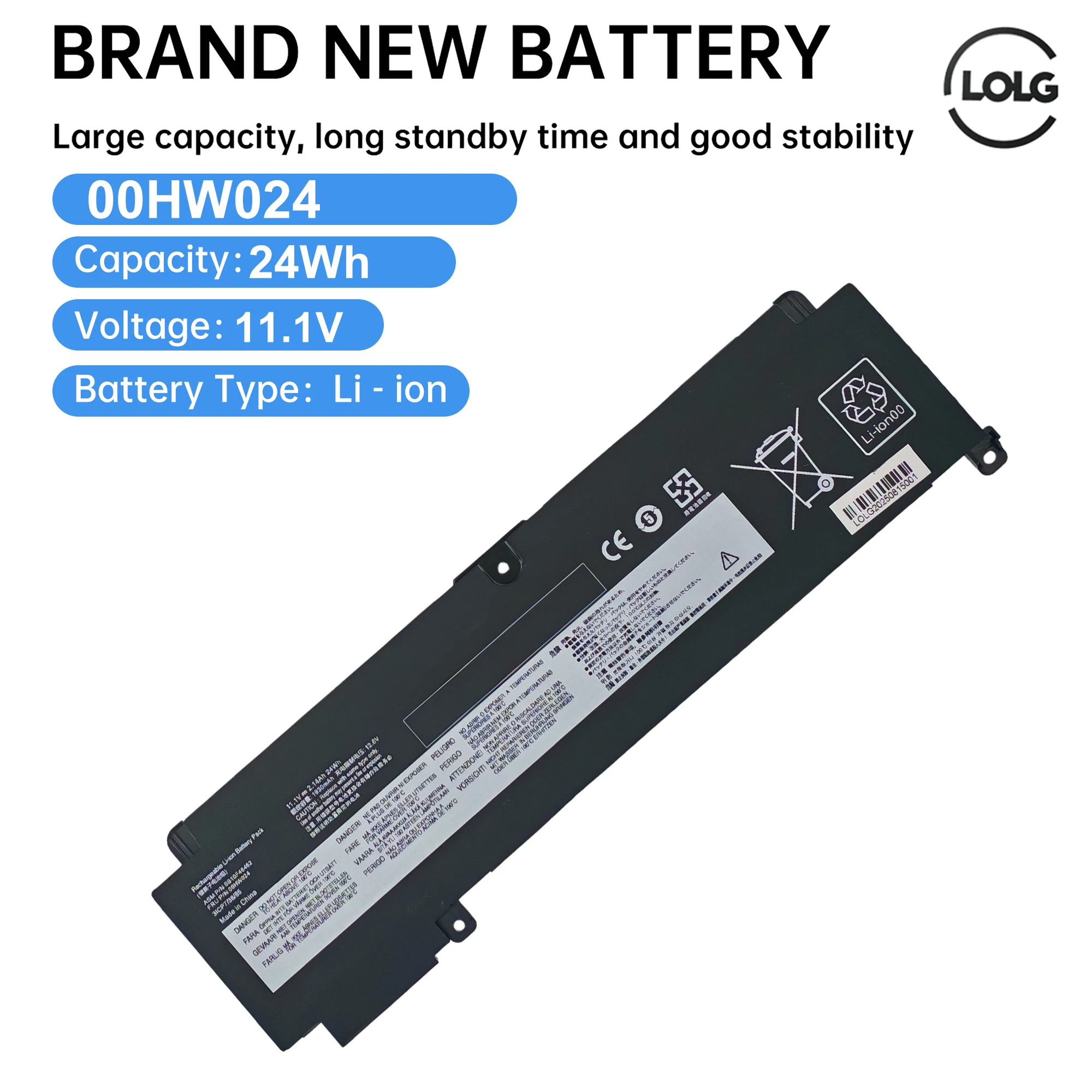 

01AV405 Аккумулятор для Lenovo ThinkPad T460S T470S серии 01AV406 00HW022 00HW024 00HW025 00HW038 SB10J79002 SB10K97605